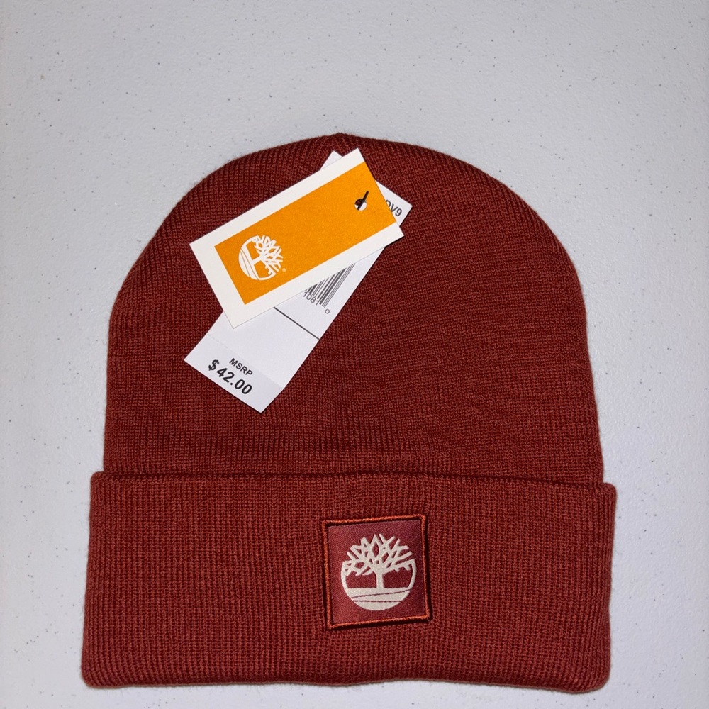 Timberland Burnt Orange Beanie